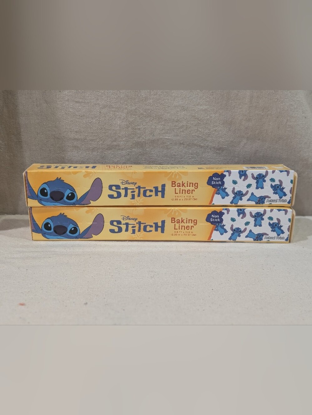 Non-Stick Baking Liner Roll Disney Stitch NEW unopened 9.8ft X 11.8in 2 units